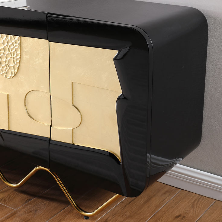 Adora Black Console Table by New Era Innovations at Eve Furniture