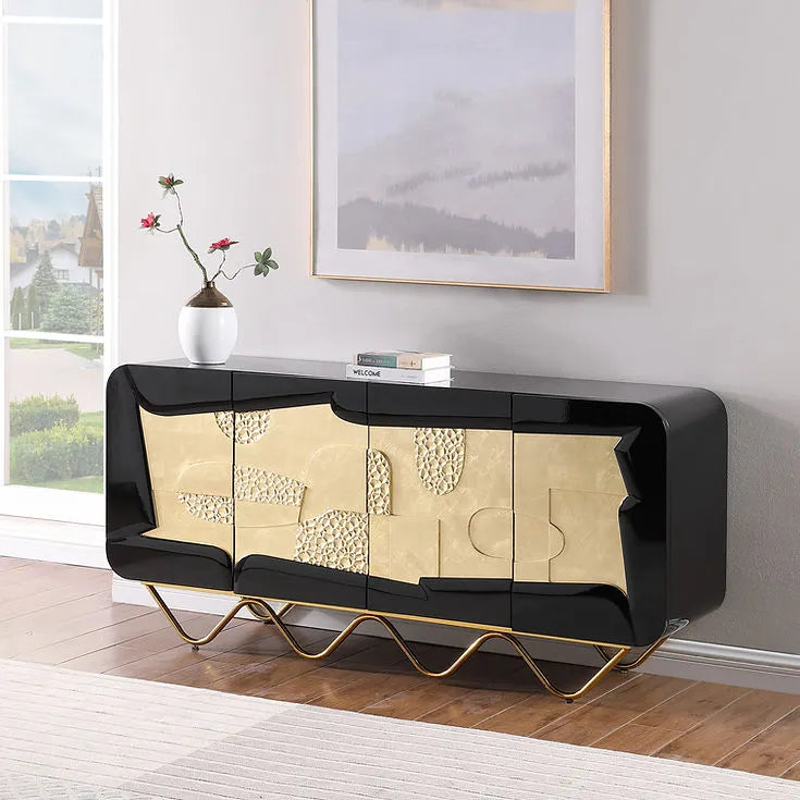 Adora Black Console Table by New Era Innovations at Eve Furniture