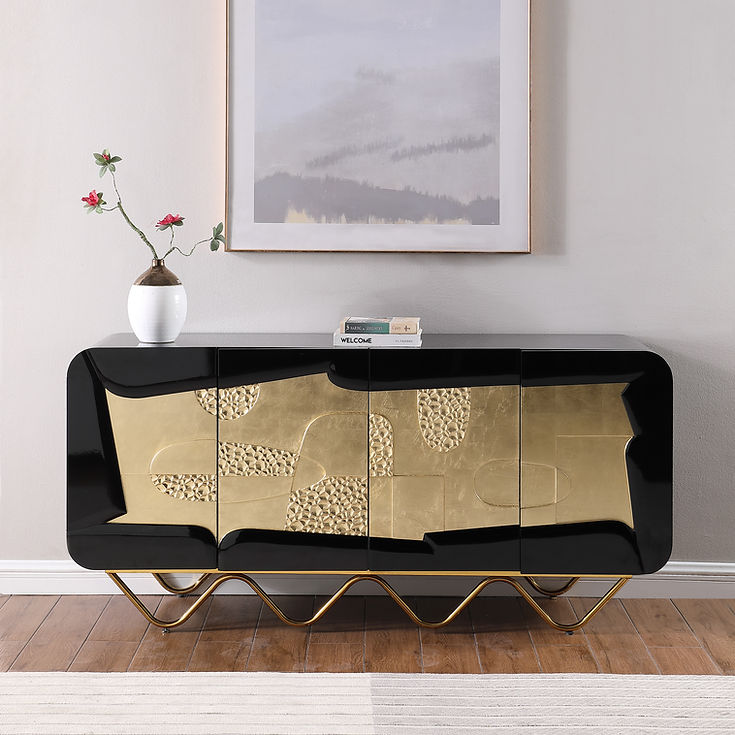 Adora Black Console Table by New Era Innovations at Eve Furniture