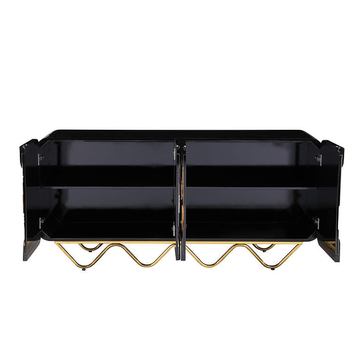 Adora Black Console Table by New Era Innovations at Eve Furniture