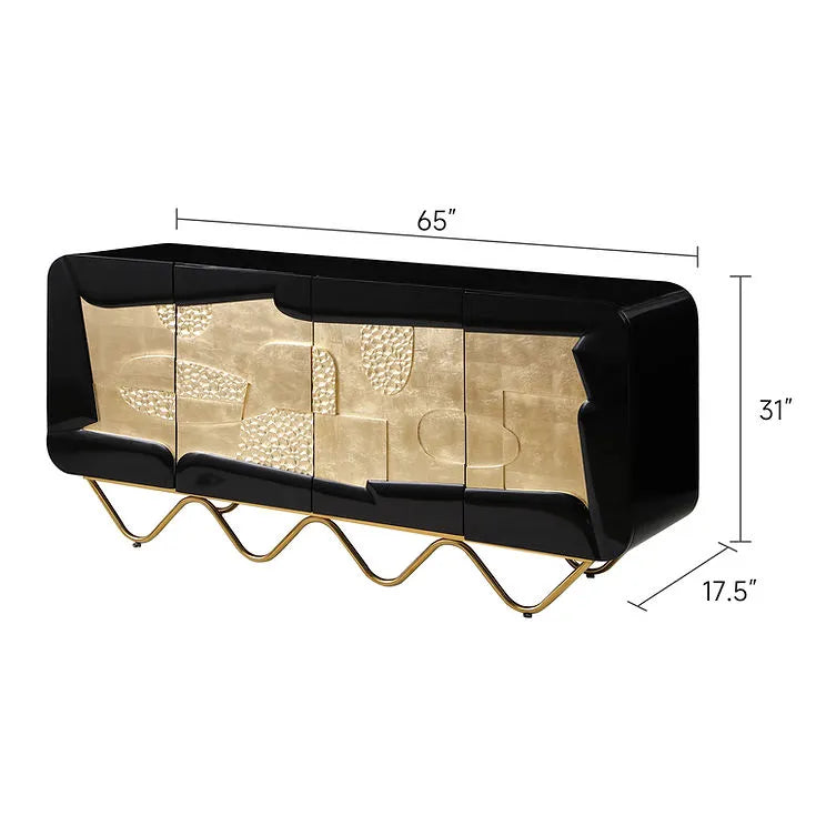 Adora Black Console Table by New Era Innovations at Eve Furniture