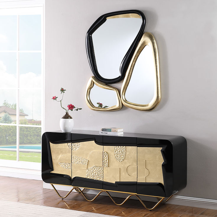 Adora Black Console Table by New Era Innovations at Eve Furniture