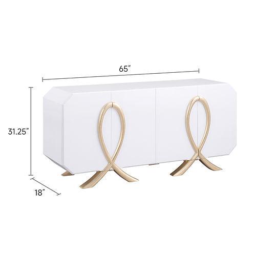 Aster White Console Table by New Era Innovations at Eve Furniture