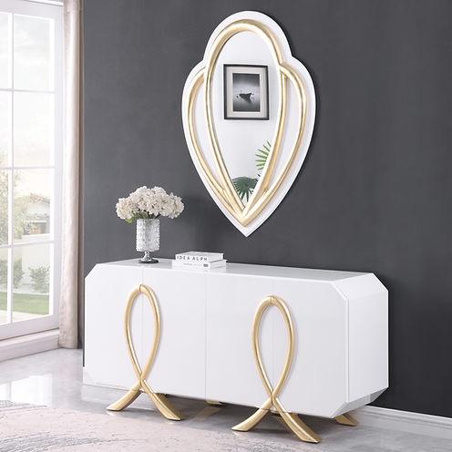 Aster White Console Table by New Era Innovations at Eve Furniture
