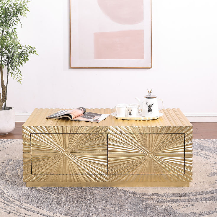 Helios Gold Coffee Table by New Era Innovations at Eve Furniture