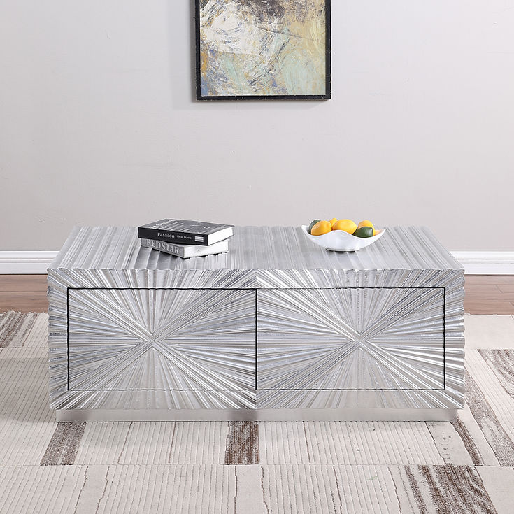 Selene Silver Coffee Table by New Era Innovations at Eve Furniture