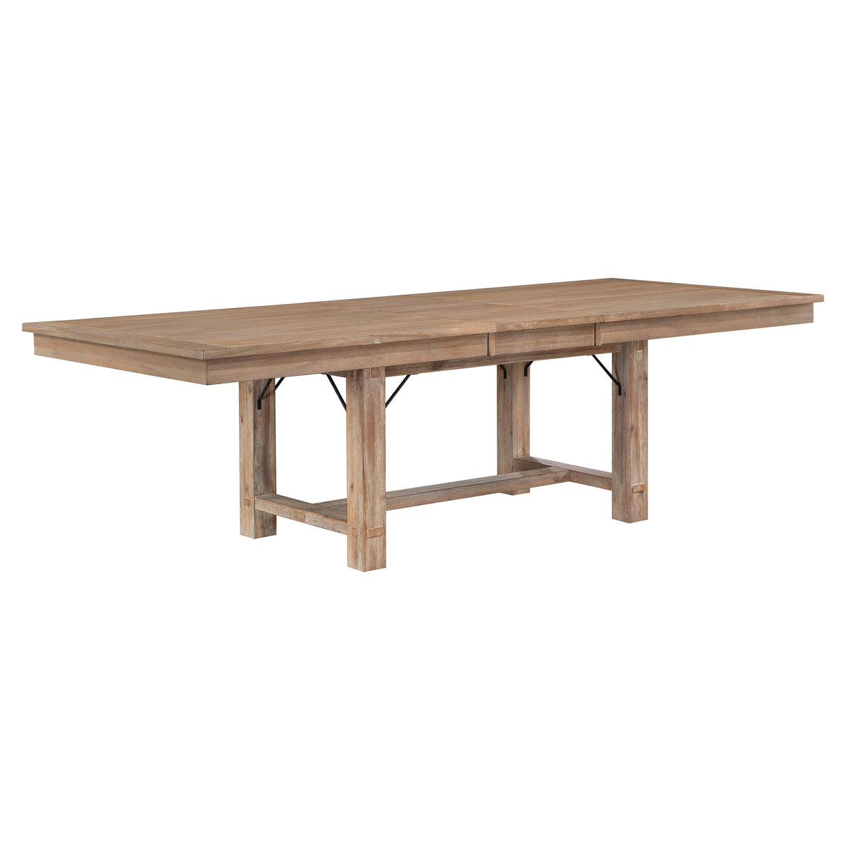 Aberdeen Light Oak Extendable Dining Table by Homelegance at Eve Furniture