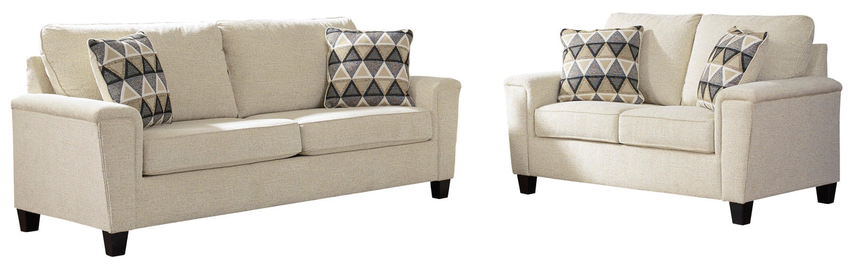 Abinger Natural Living Room Set by Ashley at Eve Furniture