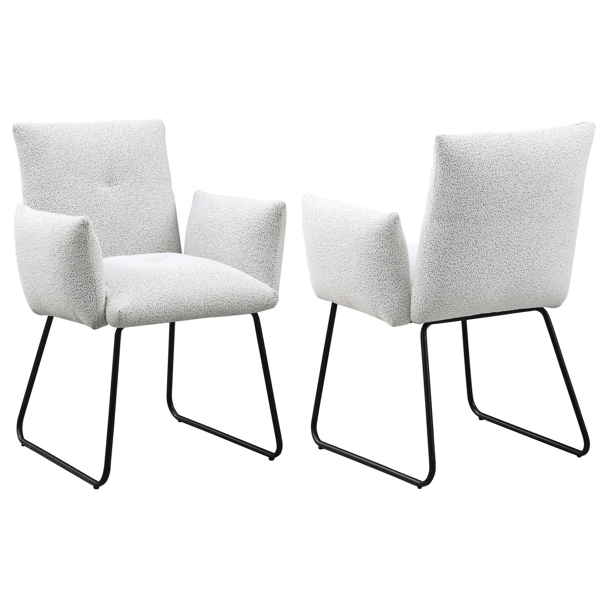 Ackland Light Gray Dining Side Chair, Set of 2 by Coaster at Eve Furniture