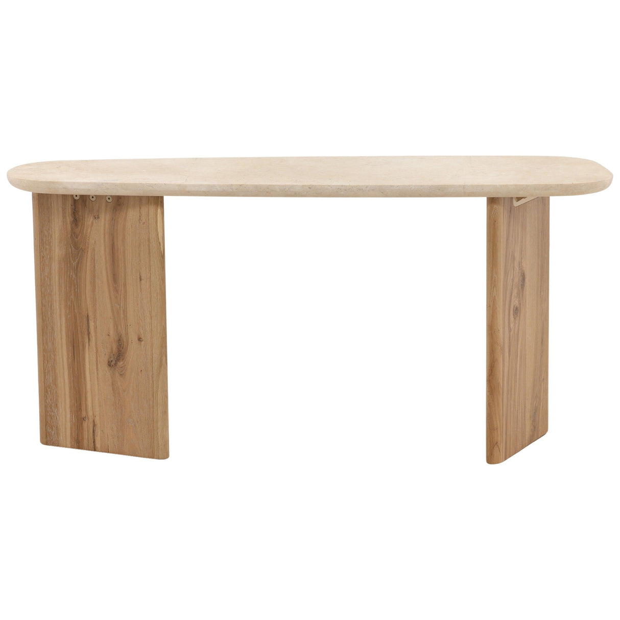 Aelwyn Console Table, Cream by Dovetail at Eve Furniture