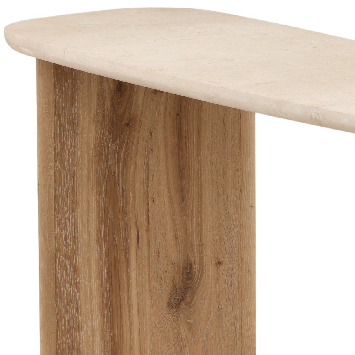 Aelwyn Console Table, Cream by Dovetail at Eve Furniture