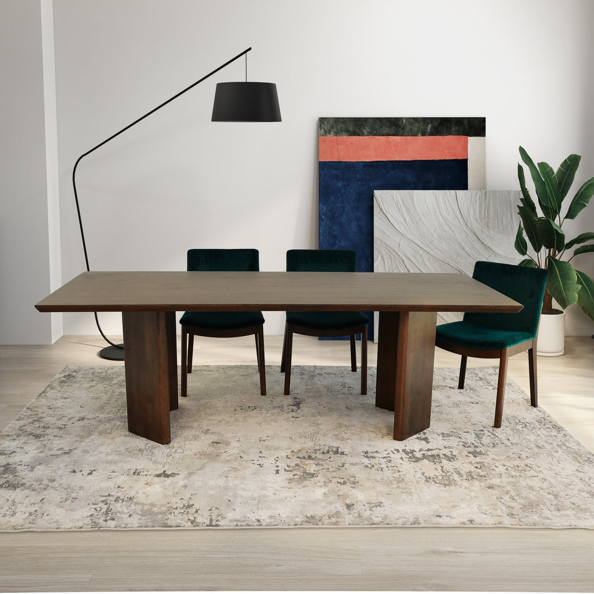 Alden Walnut Dining Table by Ashcroft Imports at Eve Furniture