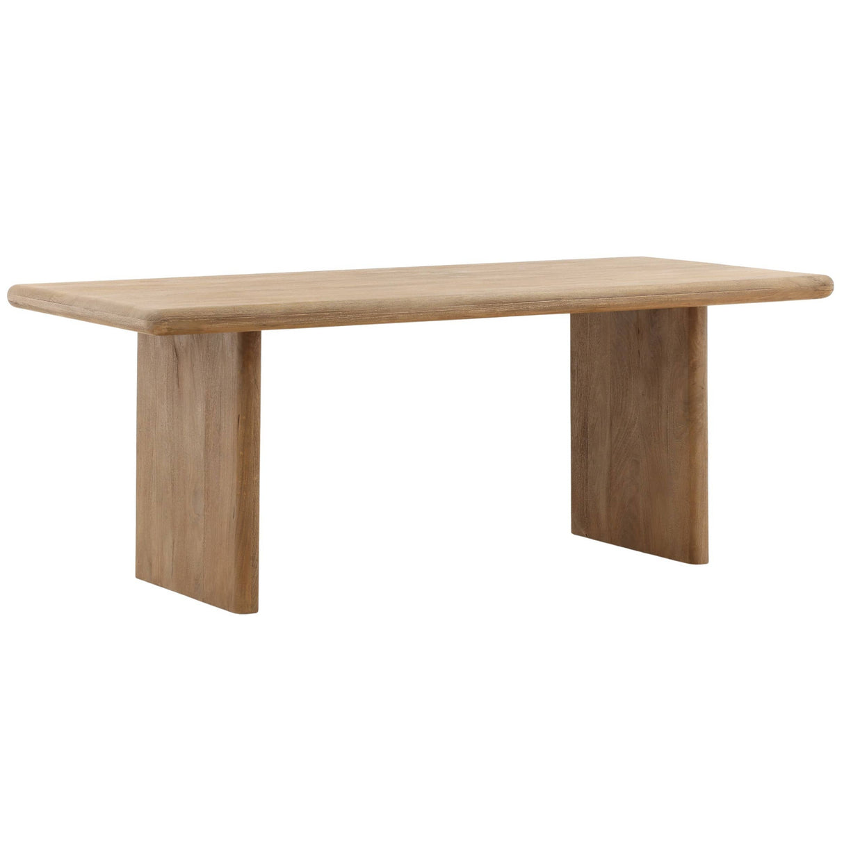 Amalie Dining Table, Natural by Dovetail at Eve Furniture