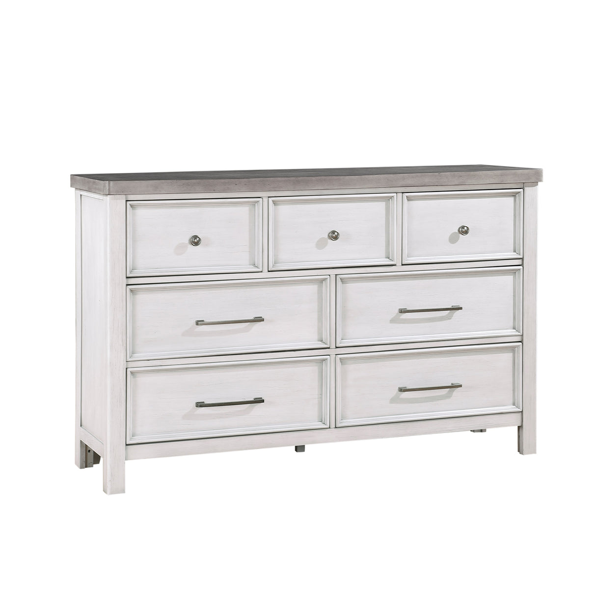 Ambrose Antique White/Gray Storage Platform Bedroom Set by Homelegance at Eve Furniture