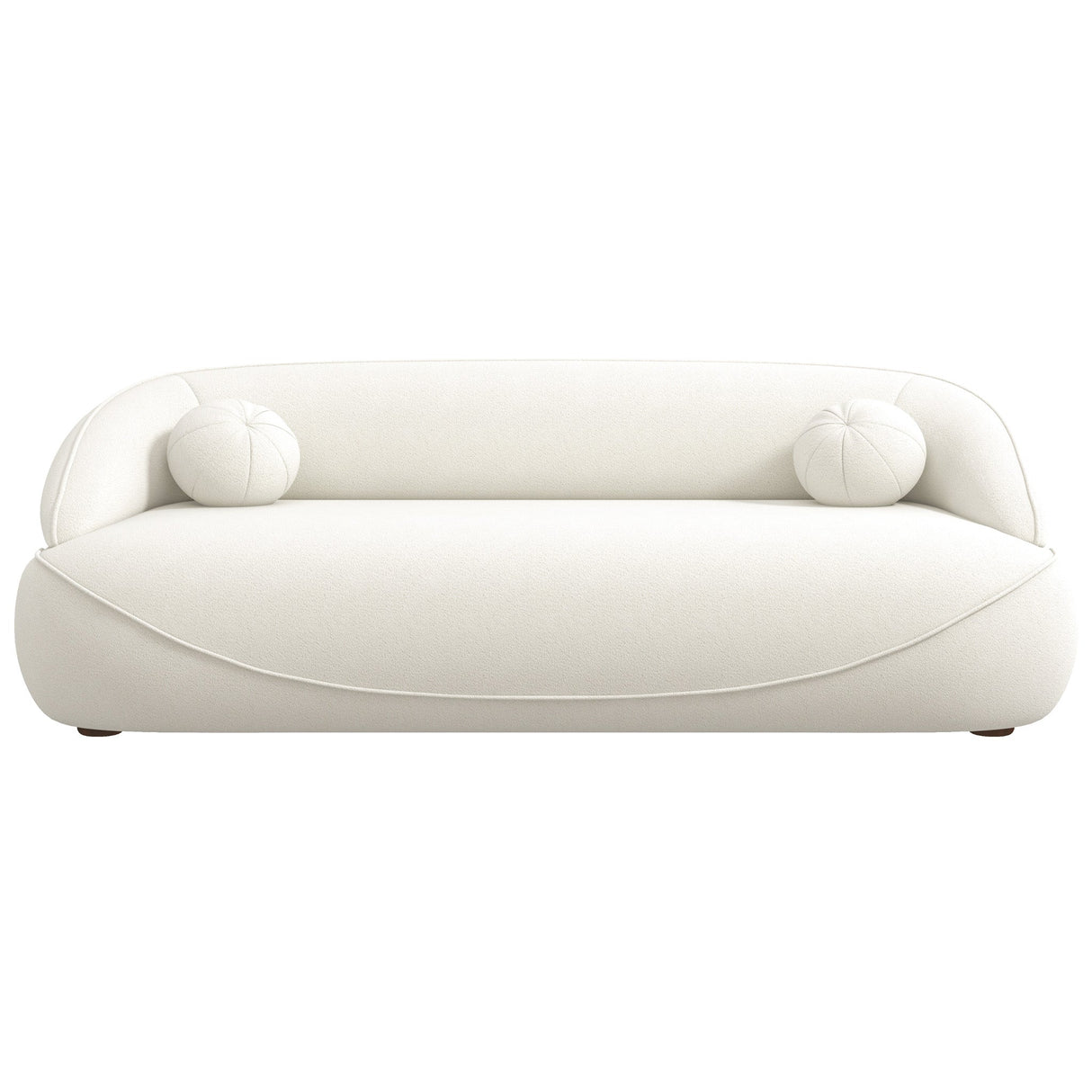 Andrew Beige Boucle Sofa by Ashcroft Imports at Eve Furniture