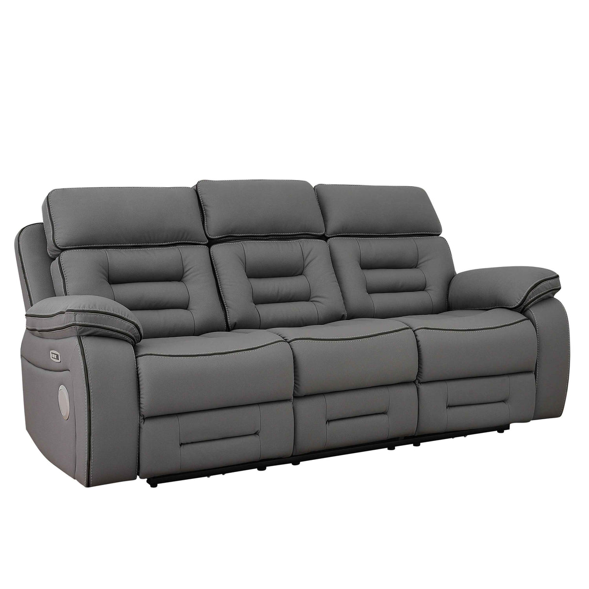 Pelin White Power Recliner by Homelegance at Eve Furniture