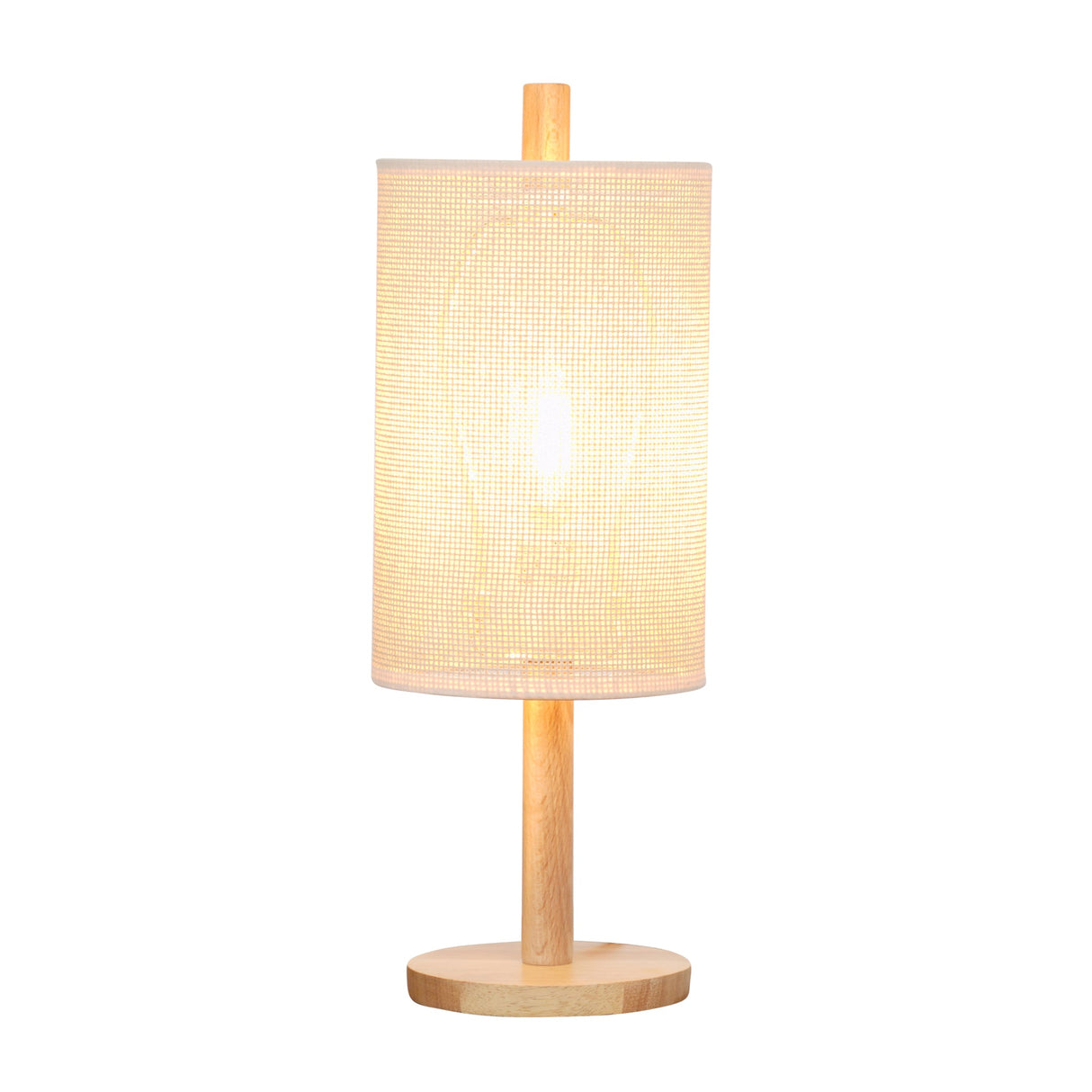 Arcana Table Lamp - Oak - Natural by Ashcroft Imports at Eve Furniture