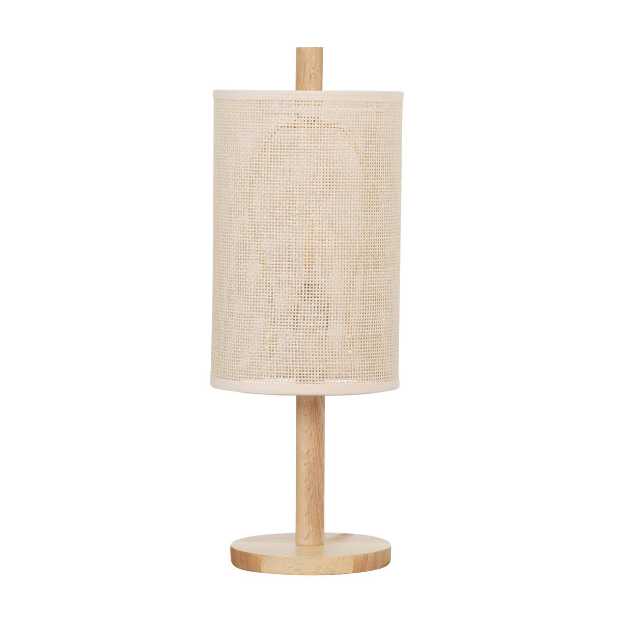 Arcana Table Lamp - Oak - Natural by Ashcroft Imports at Eve Furniture