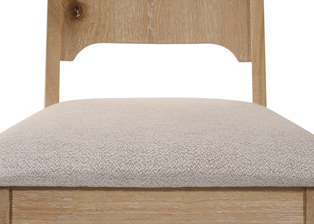 Arden Warm Wood and Beige Dining Set by Crown Mark at Eve Furniture