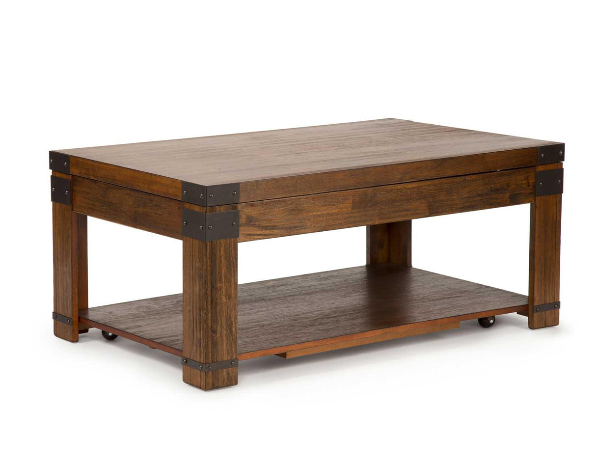 Arusha Lift Top Cocktail Table w/Casters by Steve Silver at Eve Furniture