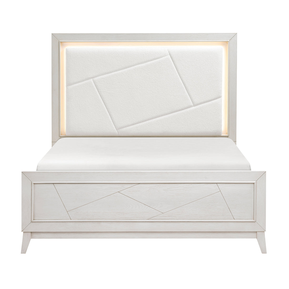 Asteria Antique White Panel Bedroom Set by Homelegance at Eve Furniture