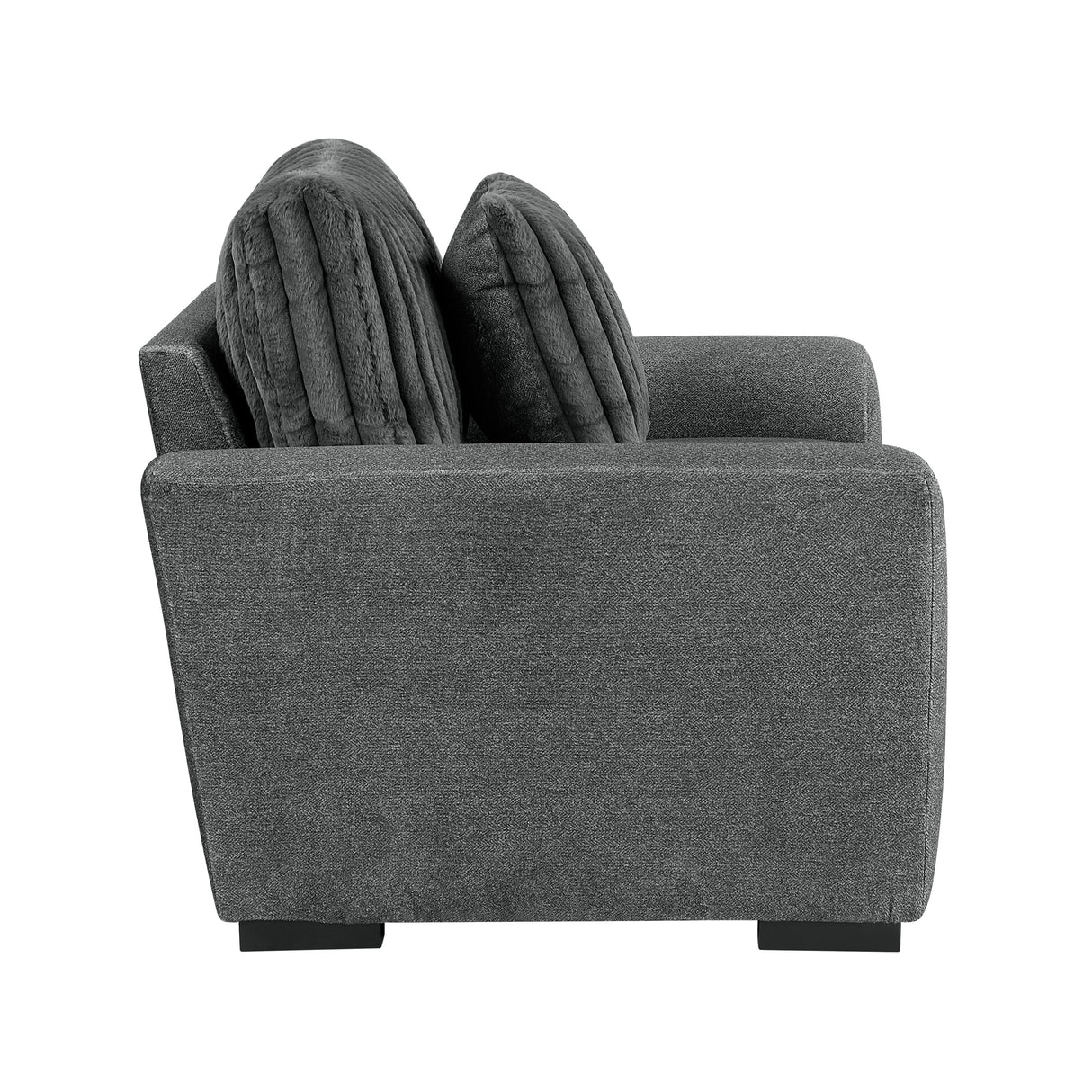 Athena Dark Gray Chair by Homelegance at Eve Furniture