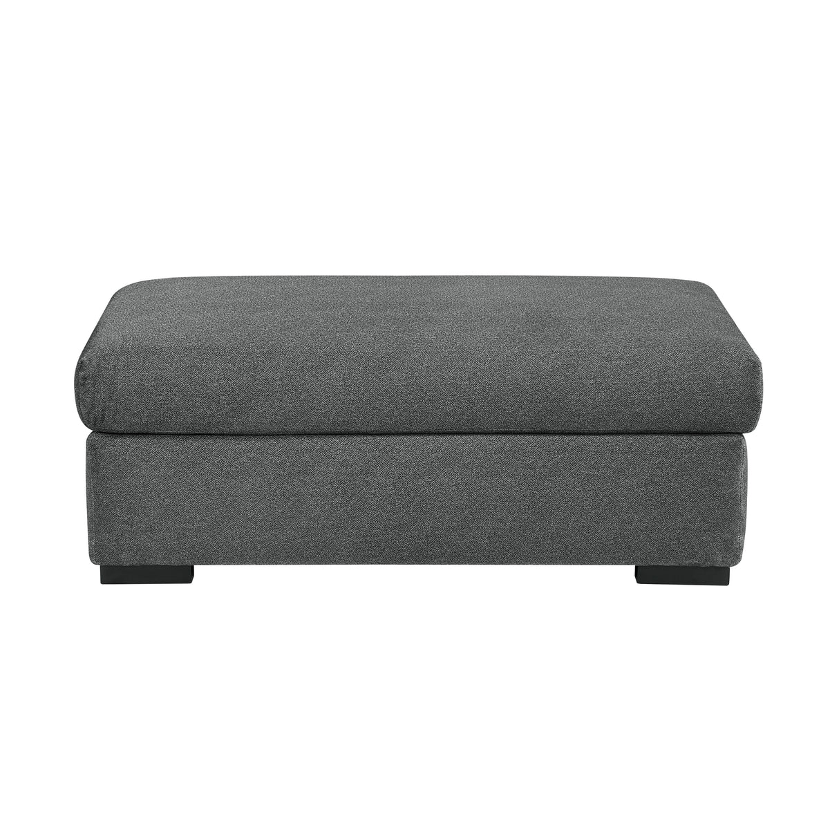 Athena Dark Gray Ottoman by Homelegance at Eve Furniture