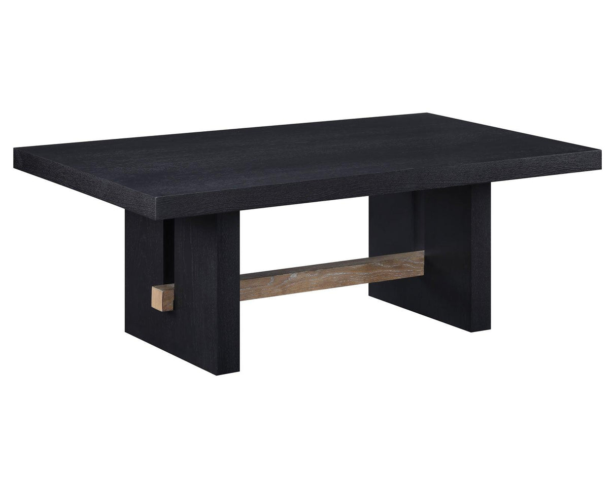 Aubrey Black 48″ Coffee Table by Steve Silver at Eve Furniture