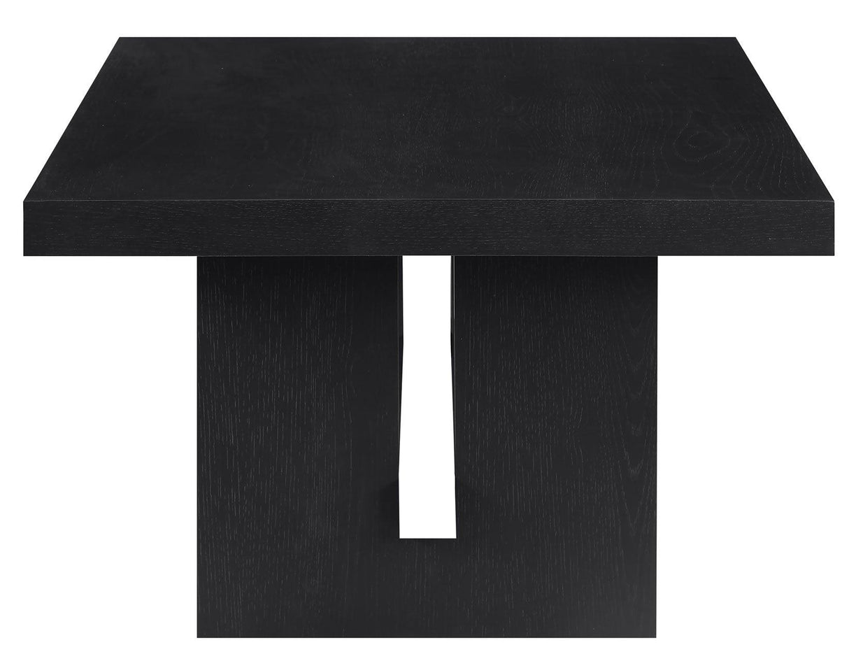 Aubrey Black 48″ Coffee Table by Steve Silver at Eve Furniture