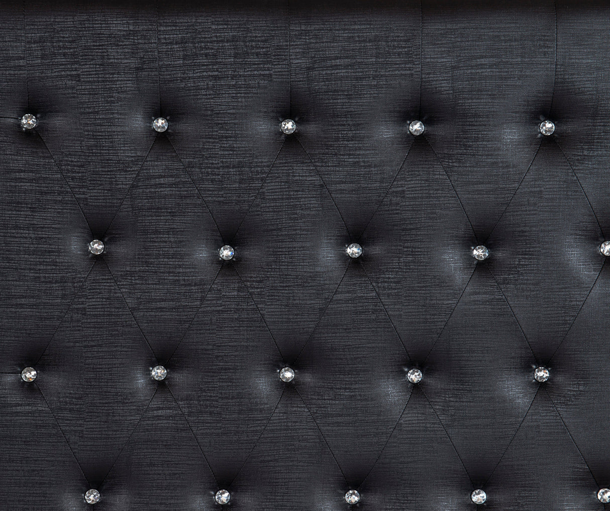 Aveline Black Queen LED Upholstered Panel Bed by Homelegance at Eve Furniture