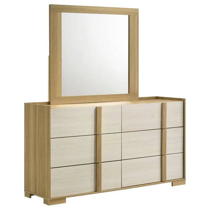 Maya Natural Panel Bedroom Set by New Era Innovations at Eve Furniture