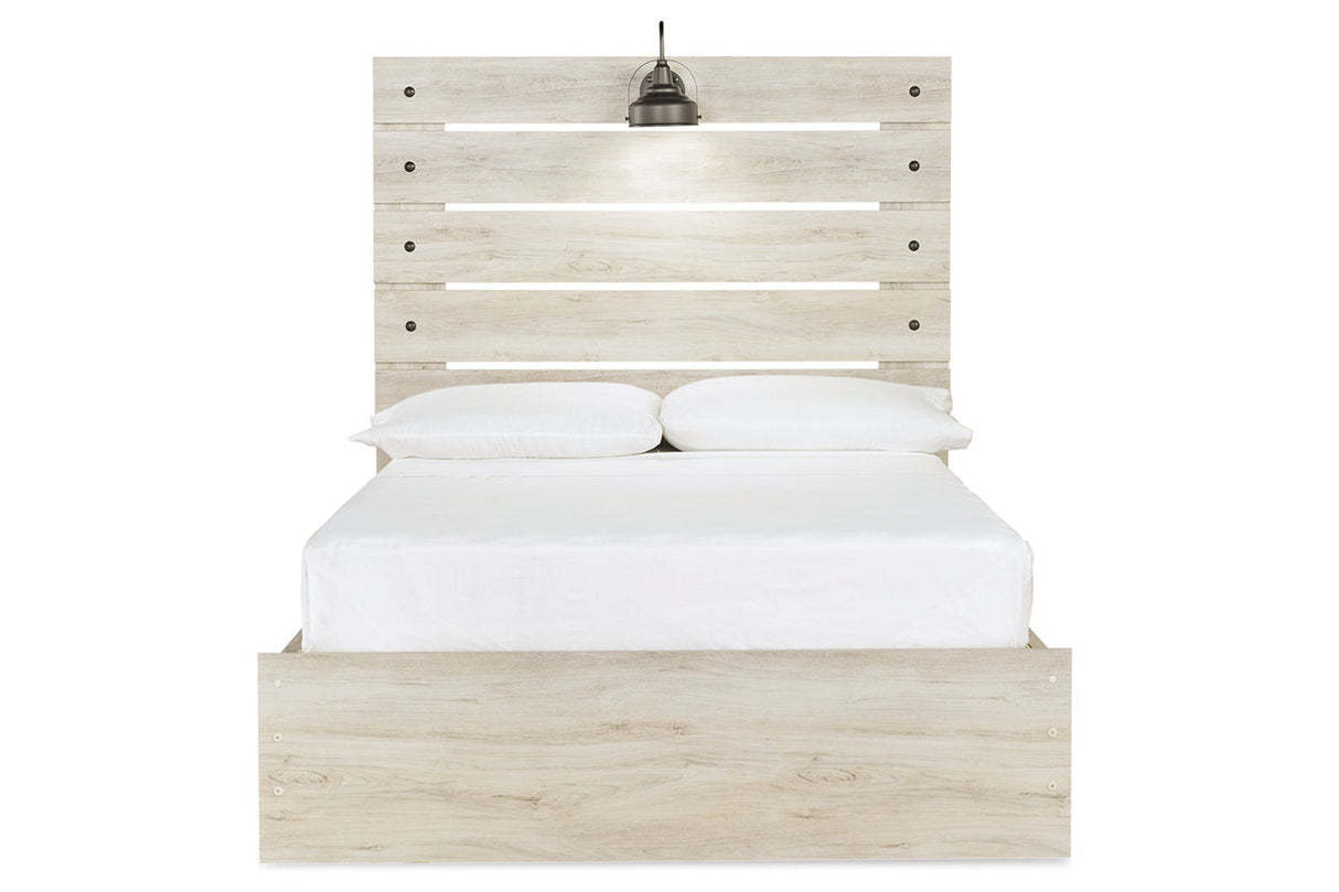 Cambeck Whitewash Full Storage Platform Bed with 2 Drawers by Ashley at Eve Furniture