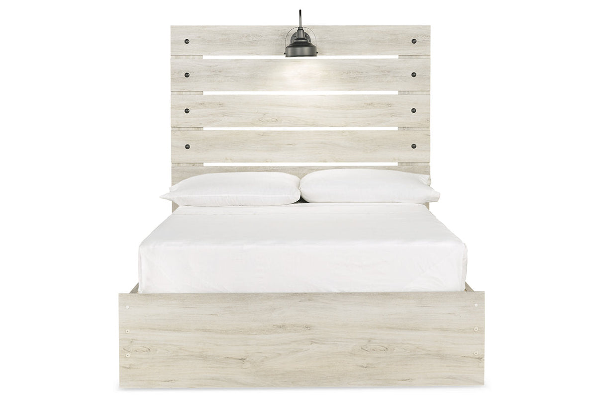Cambeck Whitewash Full Storage Platform Bed with 4 Drawers by Ashley at Eve Furniture