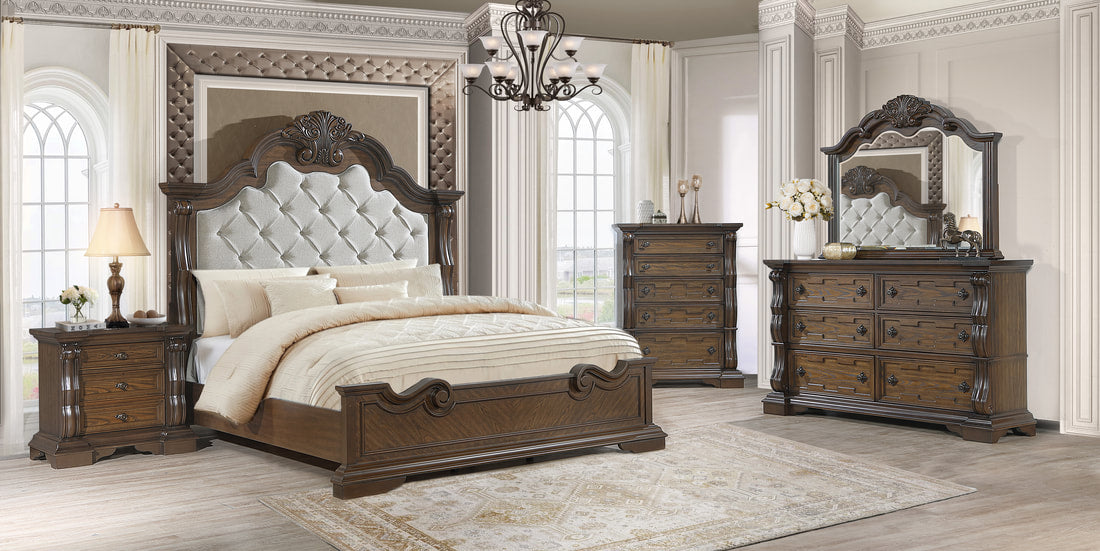 Malibu Brown Panel Bedroom Set by Happy Homes at Eve Furniture
