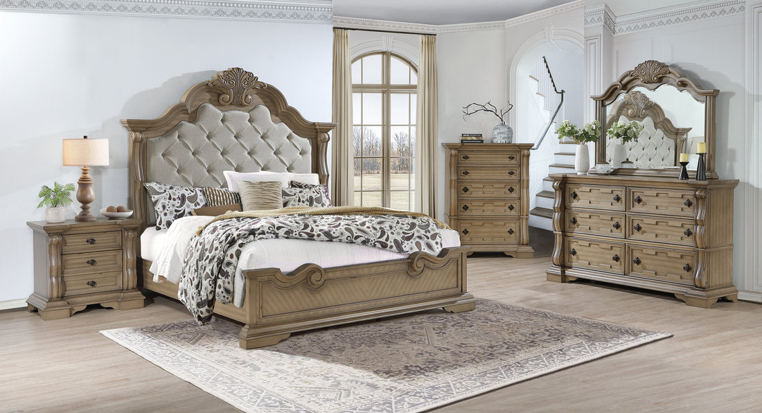 Malib Light Brown Panel Bedroom Set by Happy Homes at Eve Furniture