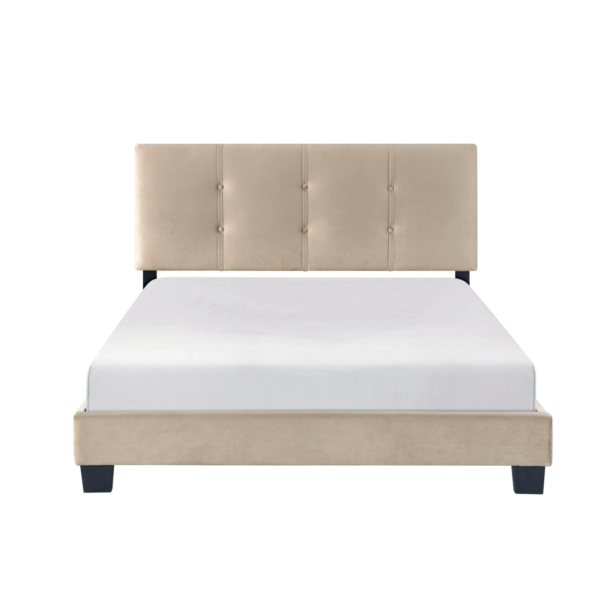 Bari Brown Full Platform Bed by Homelegance at Eve Furniture