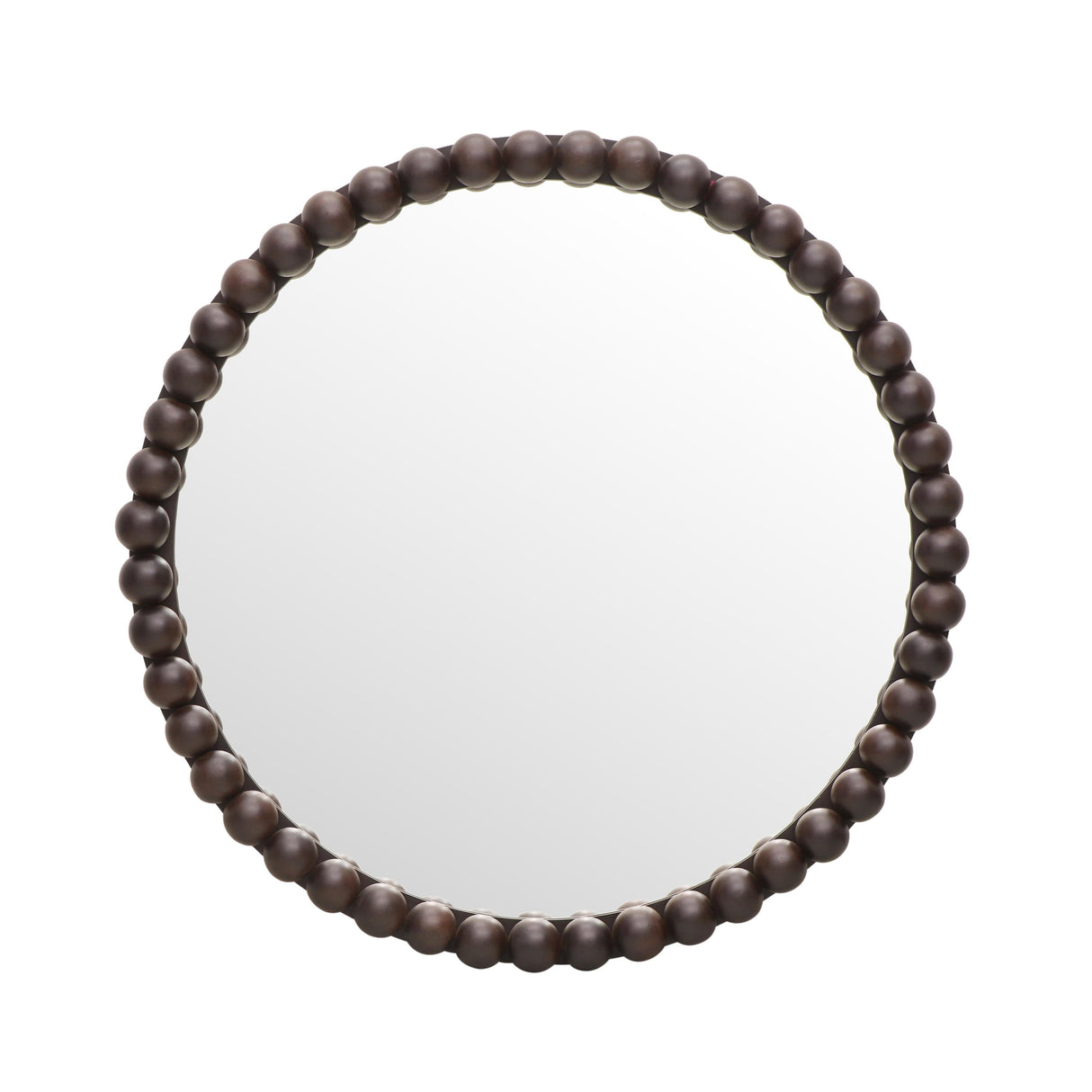 Baria Wooden Round Wall Mirror by TOV Furniture at Eve Furniture