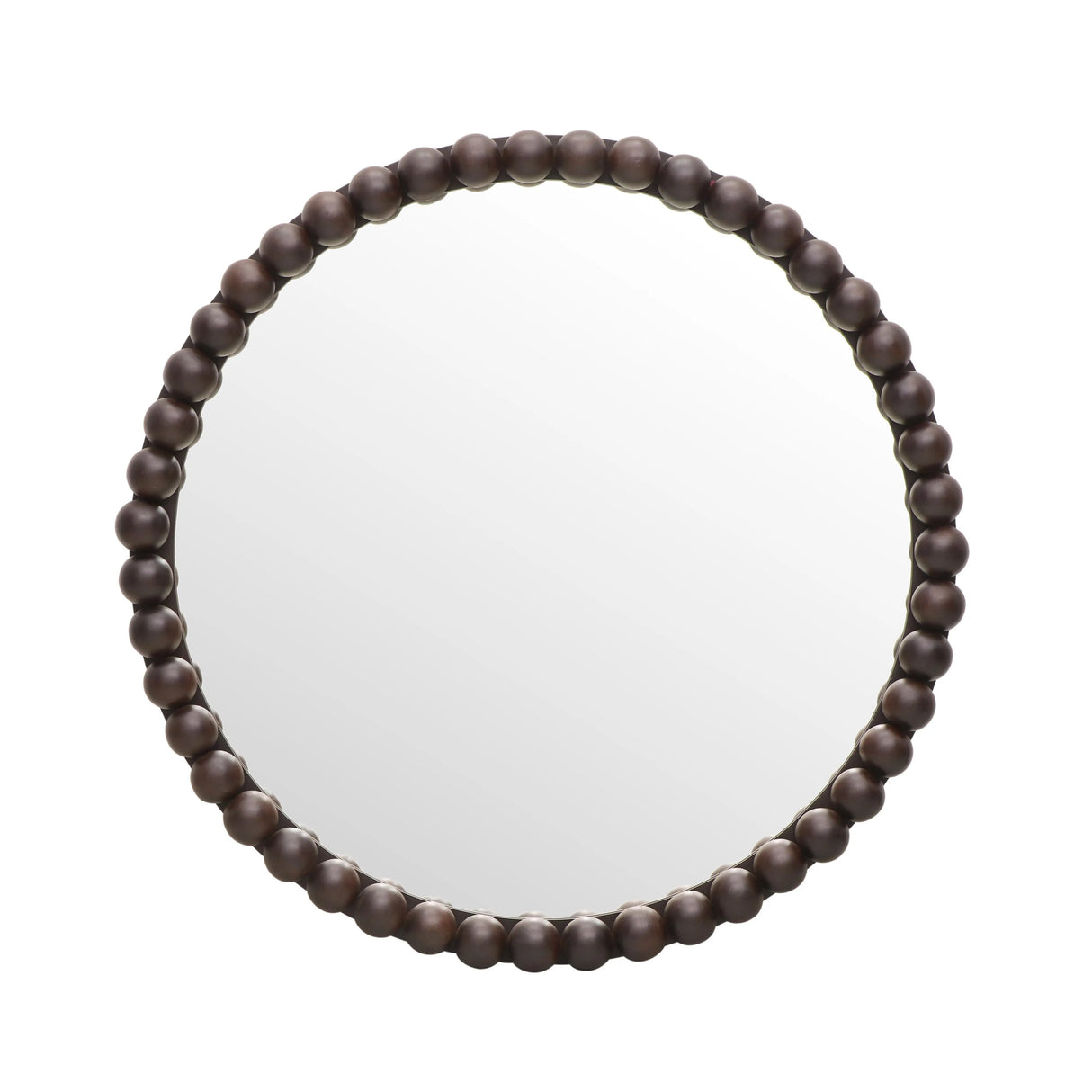 Baria Wooden Round Wall Mirror by TOV Furniture at Eve Furniture