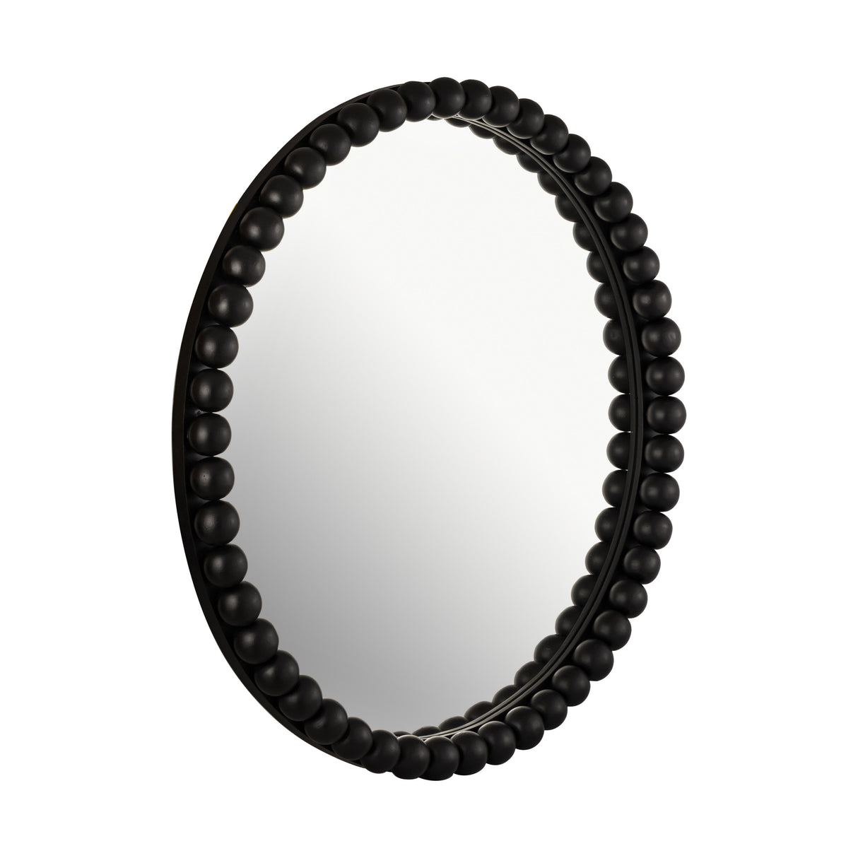 Baria Wooden Round Wall Mirror by TOV Furniture at Eve Furniture