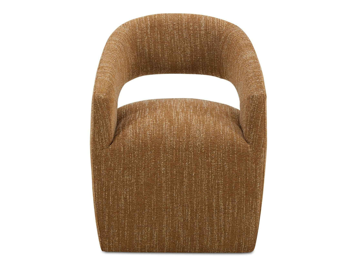 Barrow Amber Glow Rolling Dining Chair
