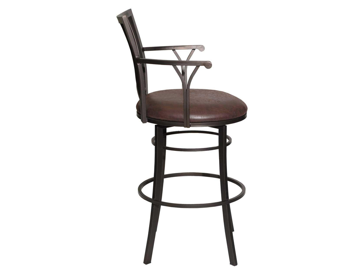 Bayview 24″ Counter Stool, Swivel by Steve Silver at Eve Furniture