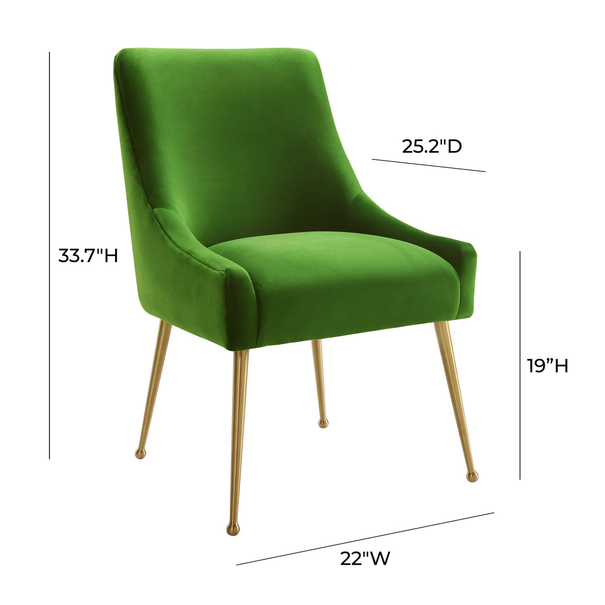 Beatrix Velvet Side Chair by TOV Furniture at Eve Furniture