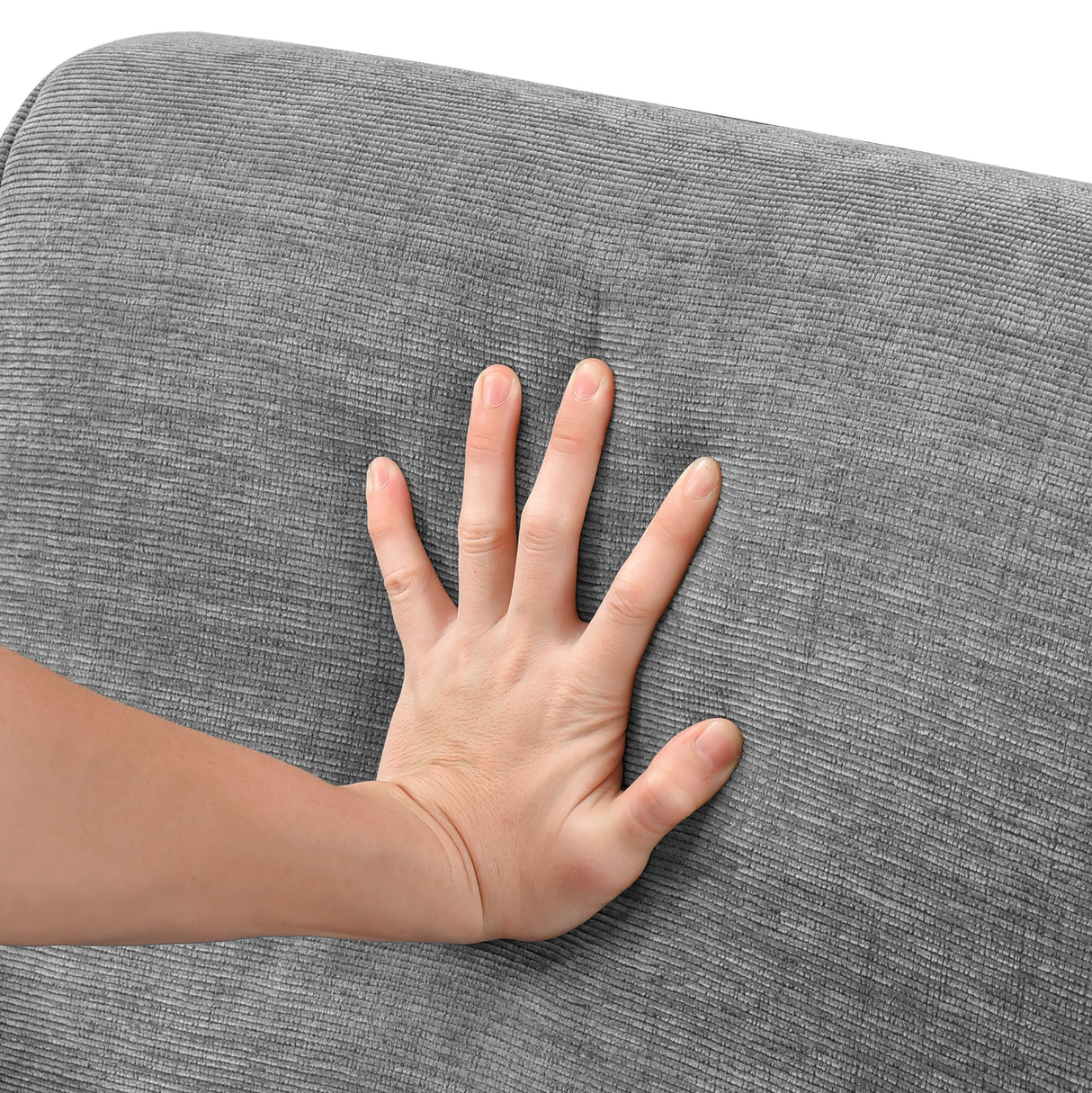 Belfort Gray Loveseat by Homelegance at Eve Furniture