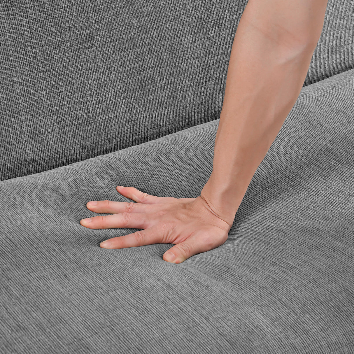 Belfort Gray Loveseat by Homelegance at Eve Furniture