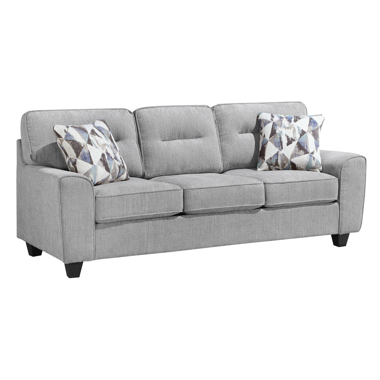 Bennett Gray Sofa by Homelegance at Eve Furniture