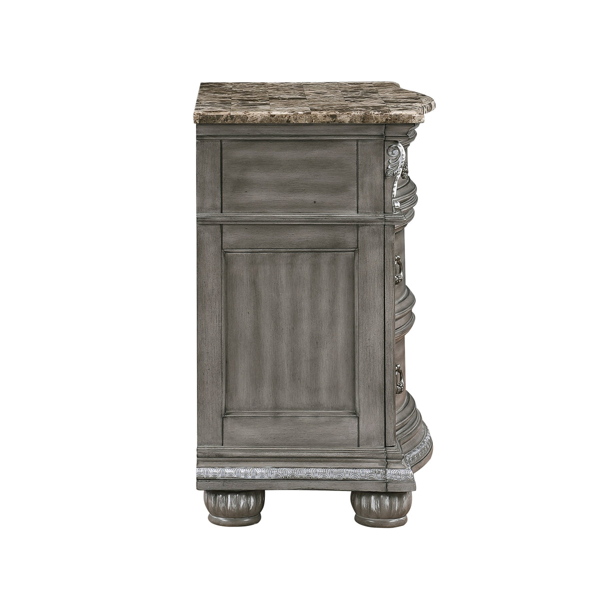 Bennington Gray Nightstand by Homelegance at Eve Furniture