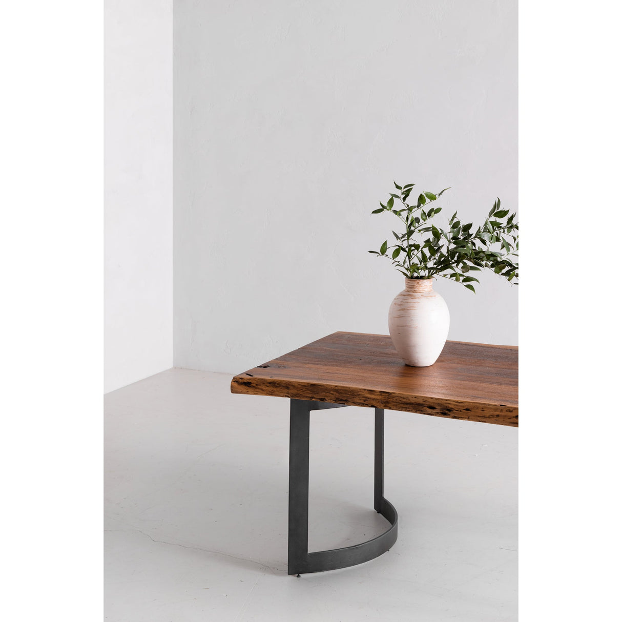 Bent Brown Small Dining Table by Moe's Home at Eve Furniture