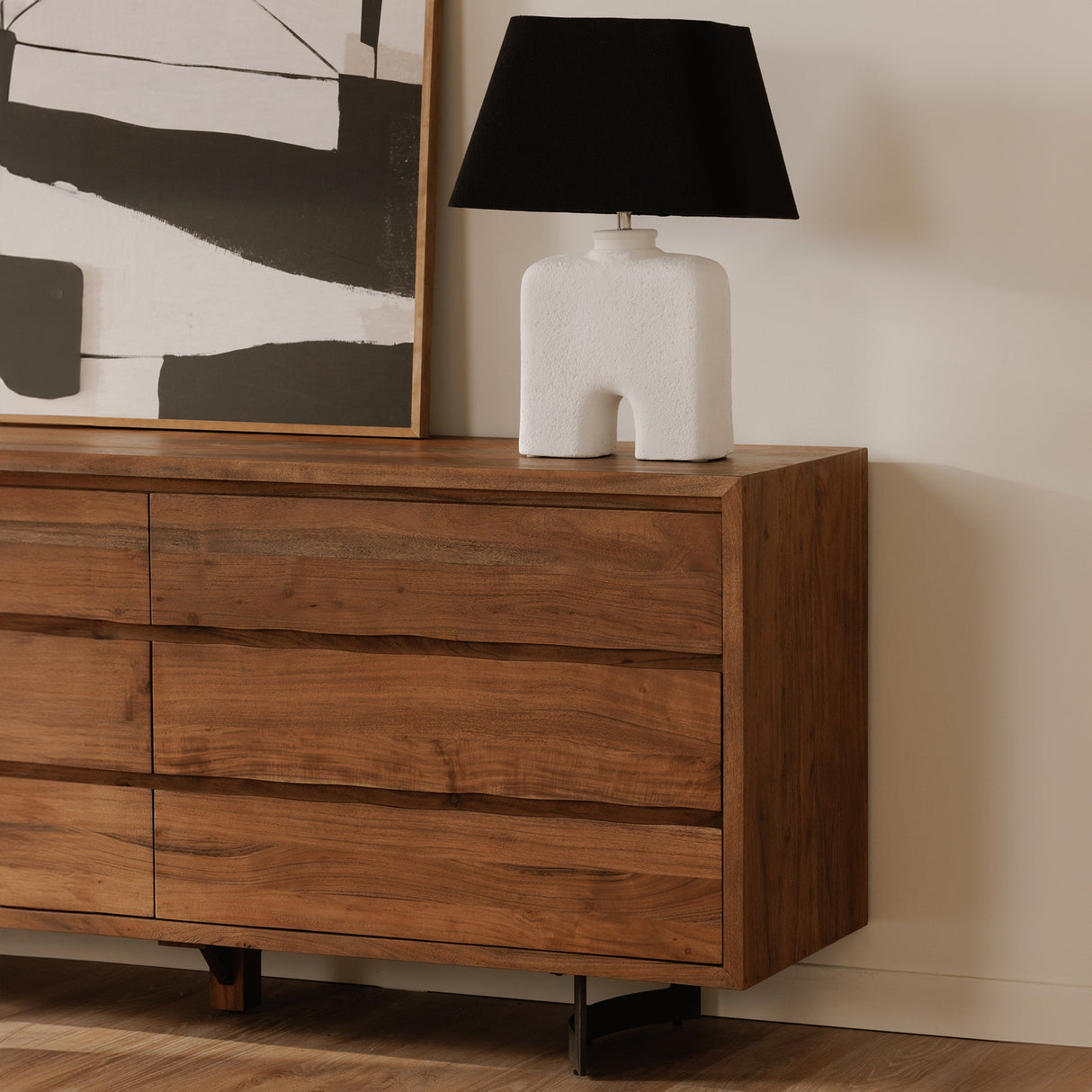 Bent Natural Dresser by Moe's Home at Eve Furniture
