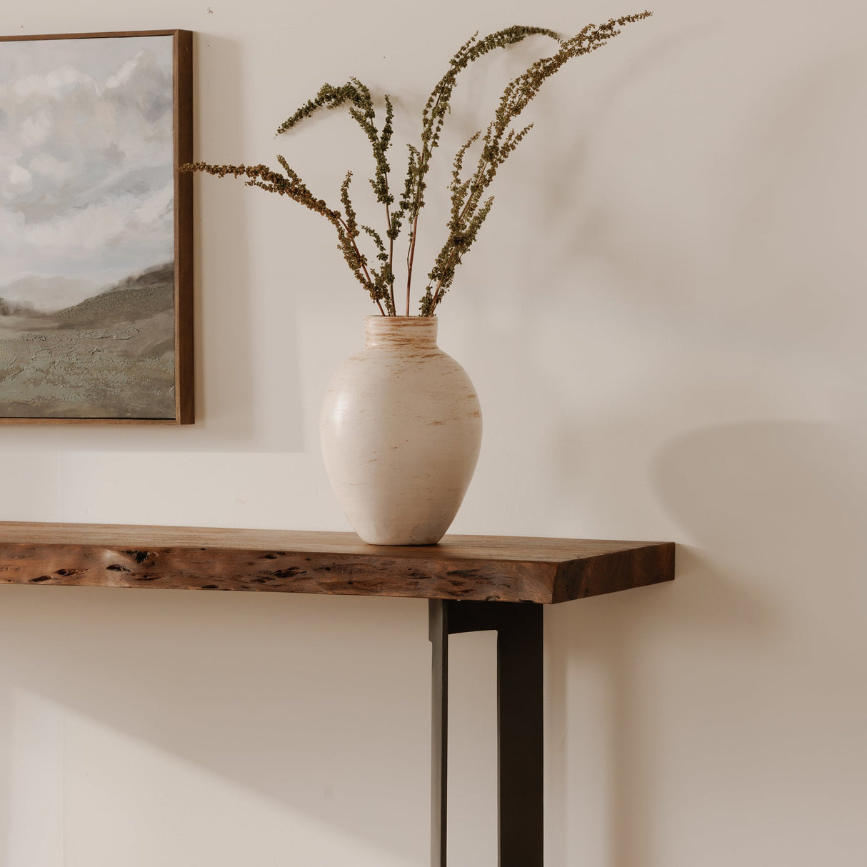 Bent Natural Table Console by Moe's Home at Eve Furniture