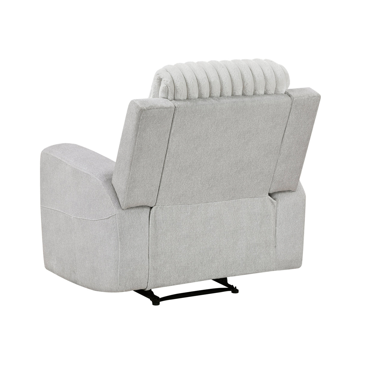 Benton Light Gray Reclining Chair by Homelegance at Eve Furniture
